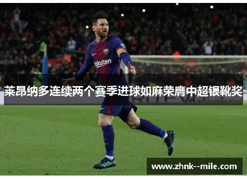 莱昂纳多连续两个赛季进球如麻荣膺中超银靴奖 莱昂纳多连续两个赛季进球如麻荣膺中超银靴奖